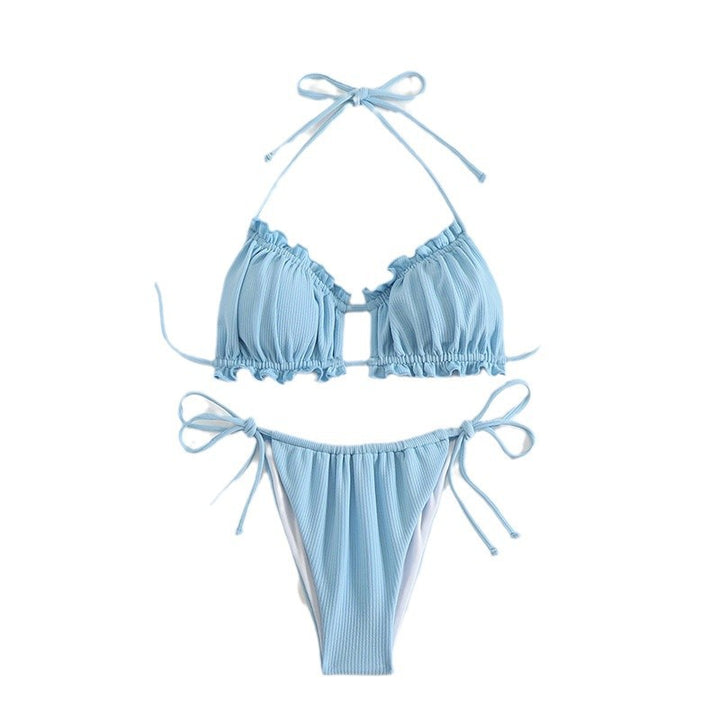 Dame Volant Dobbeltstrop Bikini Sæt Stilla