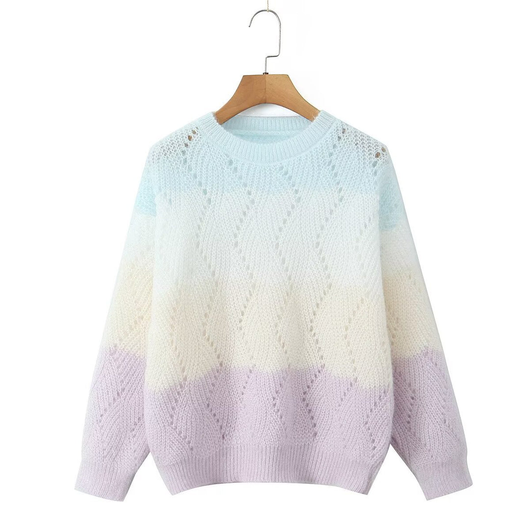 Kvinder Komfortabel Strik Sweater med Delikate Farver Stilla