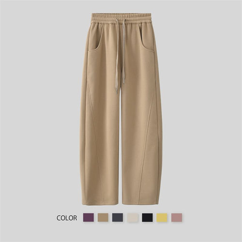 Kvindernes elegante fritidsbukser med sidelommer og elastisk talje Skovae