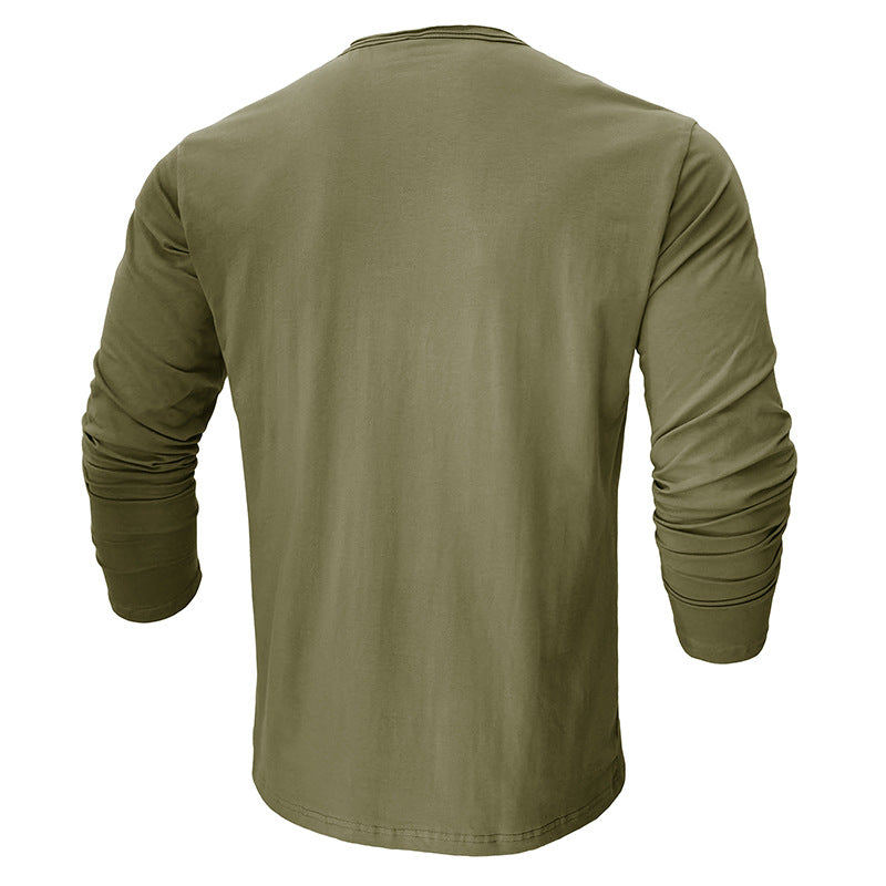 Herrer langærmet T-shirt med moderne pasform og åndbart materiale Stilla