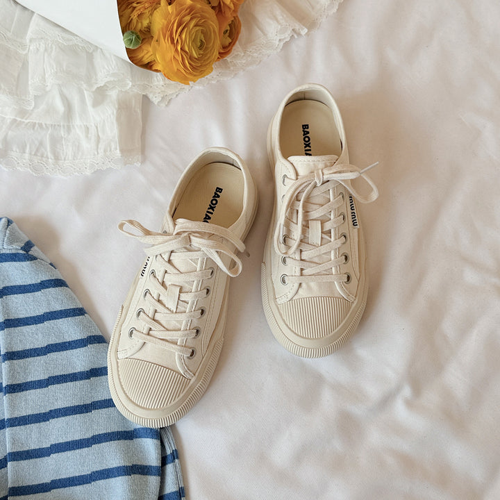 Femme Classic Snørre Canvas Sneakers Stilla