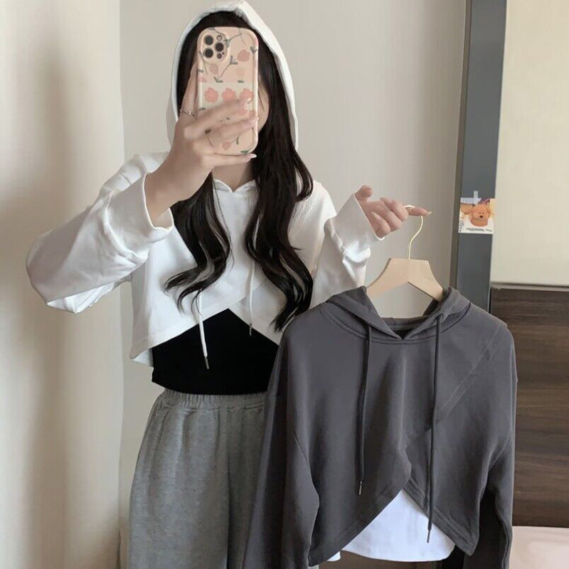 Femme Cropped Hoodie Stilla