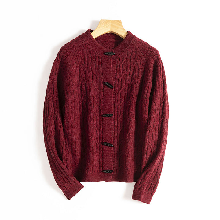 Femme Chunky Kabelstrik Cardigan Stilla