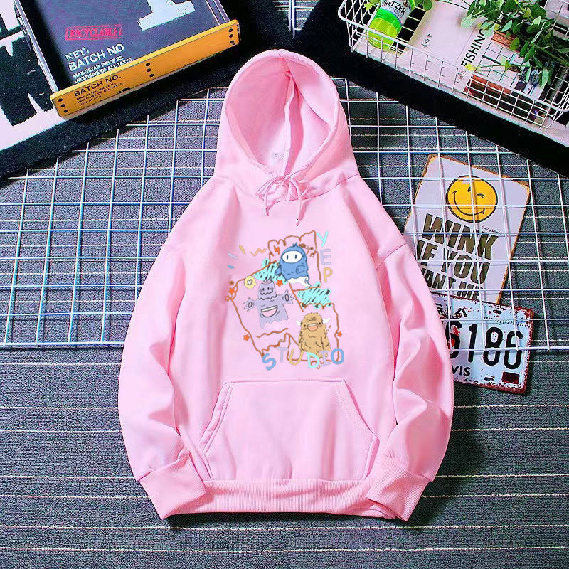 Kvinders hoodie med legende tegneserie design Skovae