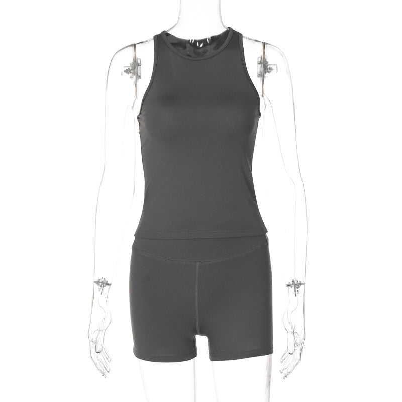 Dame Sports-Overskirt-Set med højtstående top og komfortabel pasform Stilla