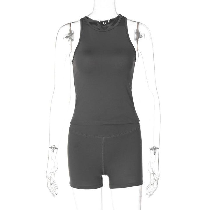Dame Sports-Overskirt-Set med højtstående top og komfortabel pasform Stilla