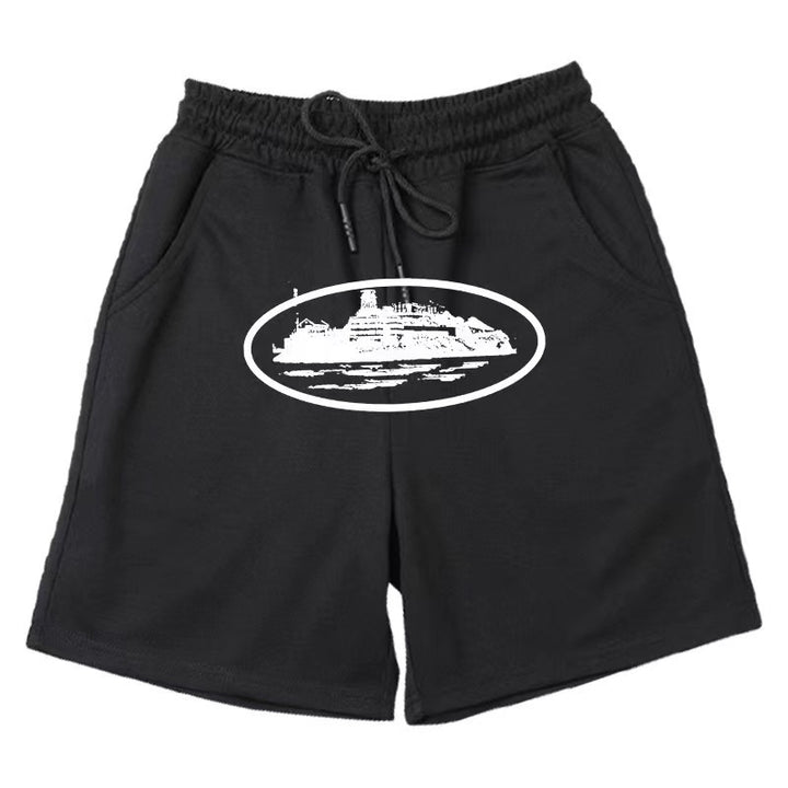 Kvinders komfortable sweat shorts med elastisk talje og sidelommer Skovae
