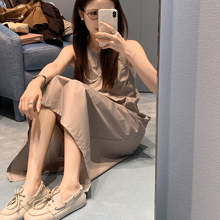 Femme Fritids Læder Slipper Stilla