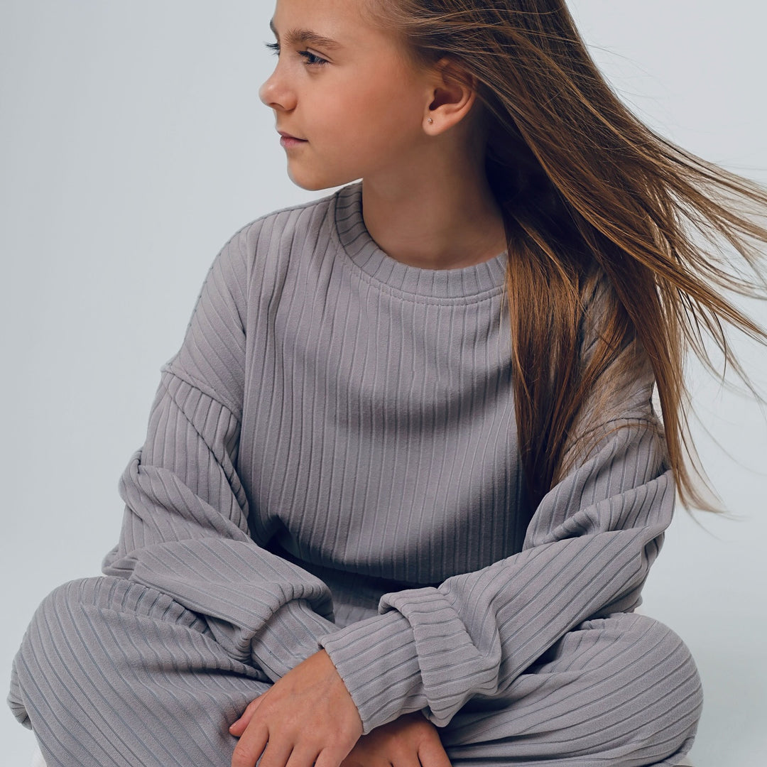 Kvindernes fritids loungewear sæt med løs top og komfortable bukser