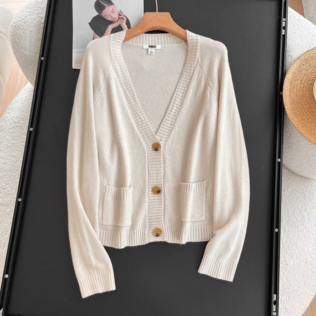 Kvinders elegante cardigan med praktiske lommer Stilla