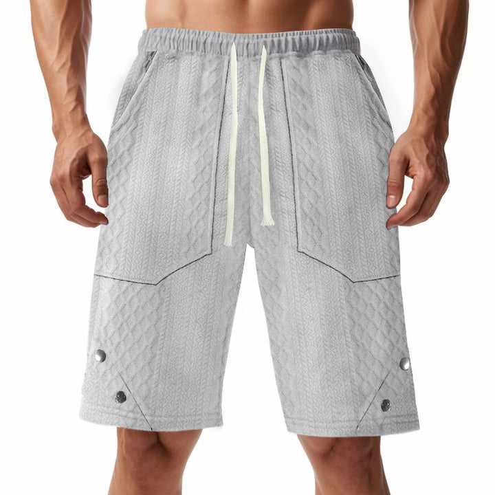 Herrer Cargo-shorts med struktureret design og praktiske lommer Stilla