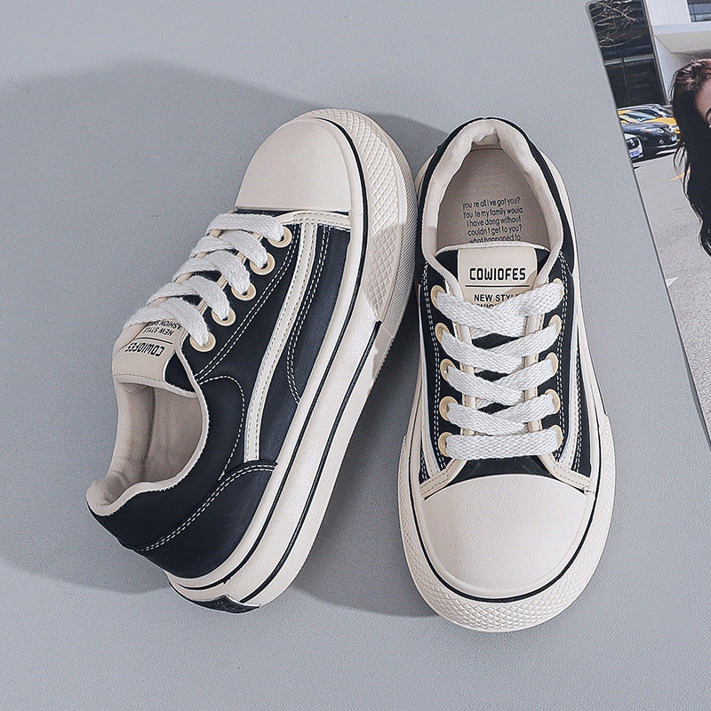 Dame mode Sneakers med højkvalitets kunstlæder-overflade og skridsikker gummisål Stilla