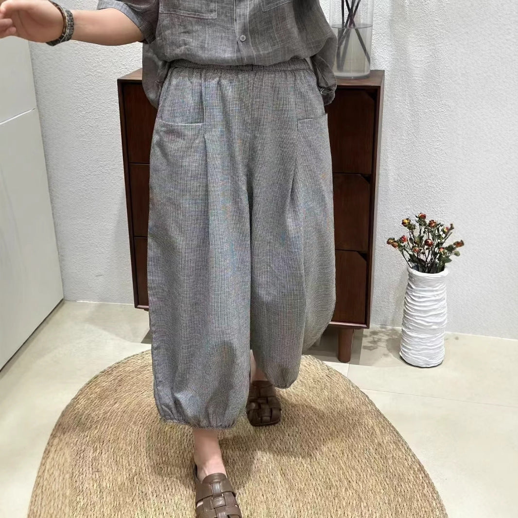Dame Højtaljet Fald-Culottes med indsnævret kant Stilla
