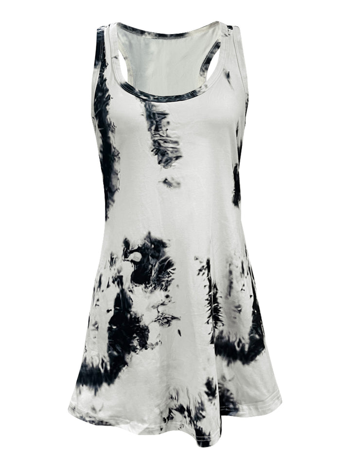 Dame Stilfuld Tie-Dye Tankkjole Stilla