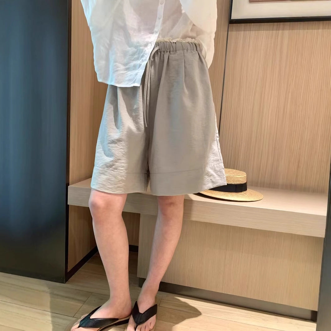 Femme Casual Relaxed Fit Linnen Shorts Stilla