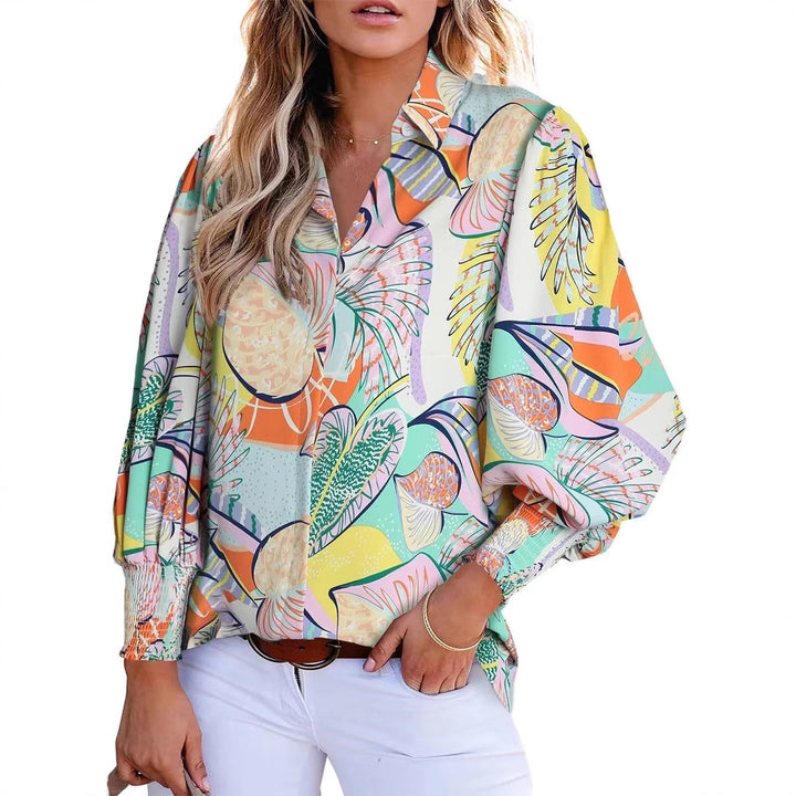 Dame Relaxed Fit Blomsterprint Top Stilla