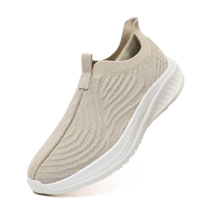 Dame Slip-On Komfort Strik Sneakers Stilla