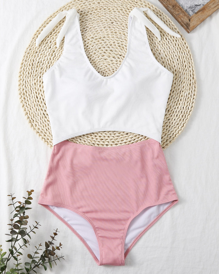 Dame bikini-sæt med justerbar overdel og høj talje Stilla