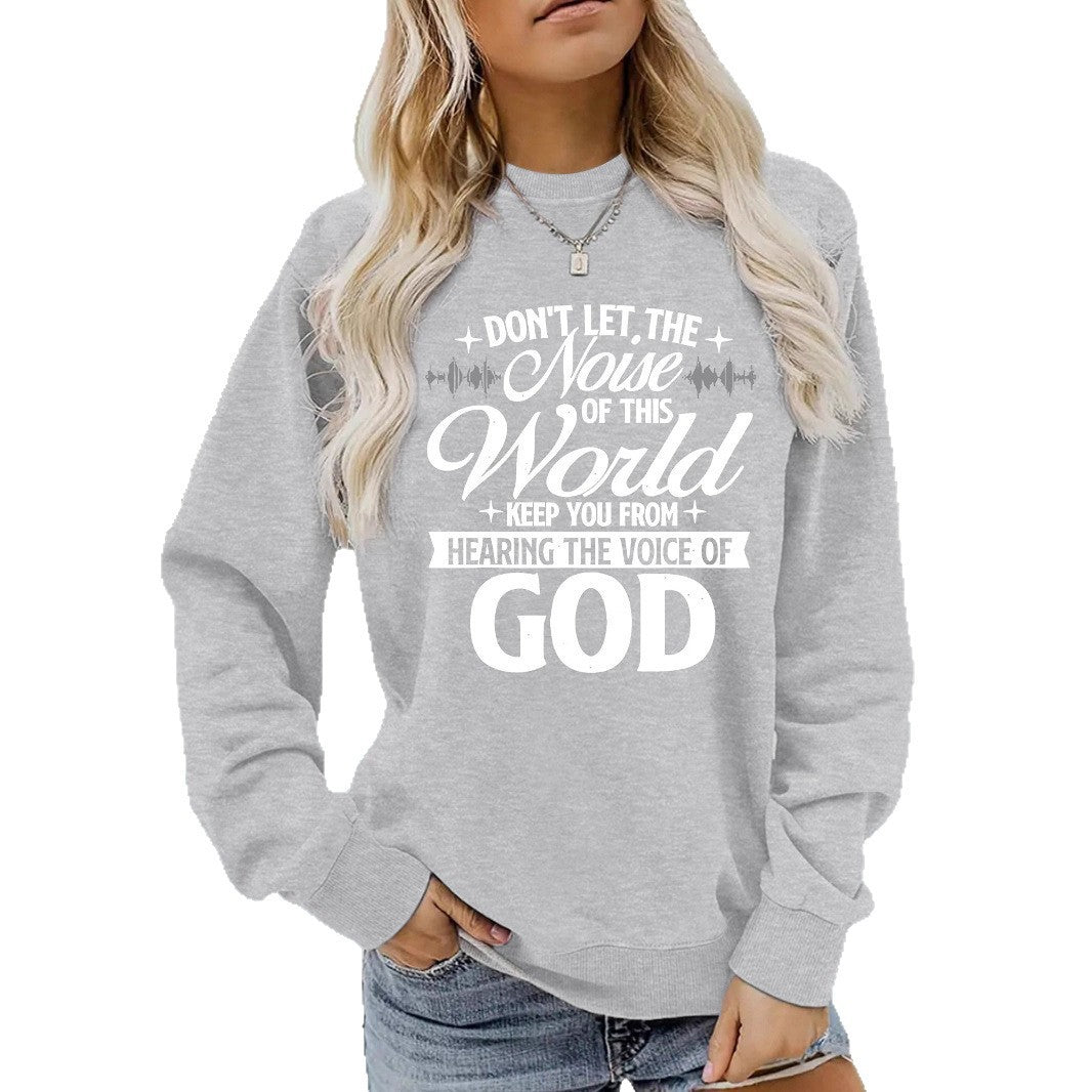 Kvinders sweatshirt med inspirerende print og komfortabel pasform Stilla