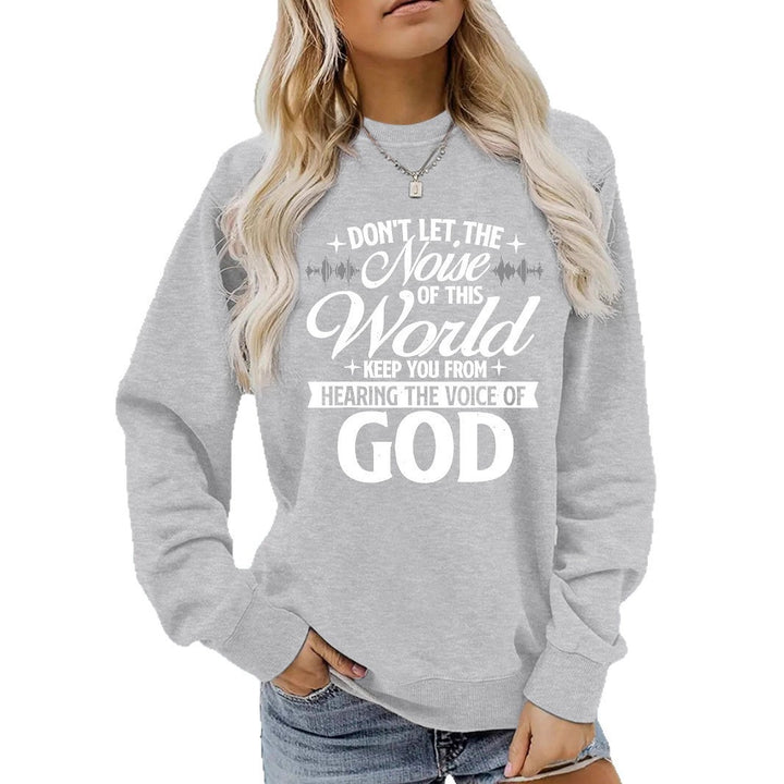 Kvinders sweatshirt med inspirerende print og komfortabel pasform Stilla