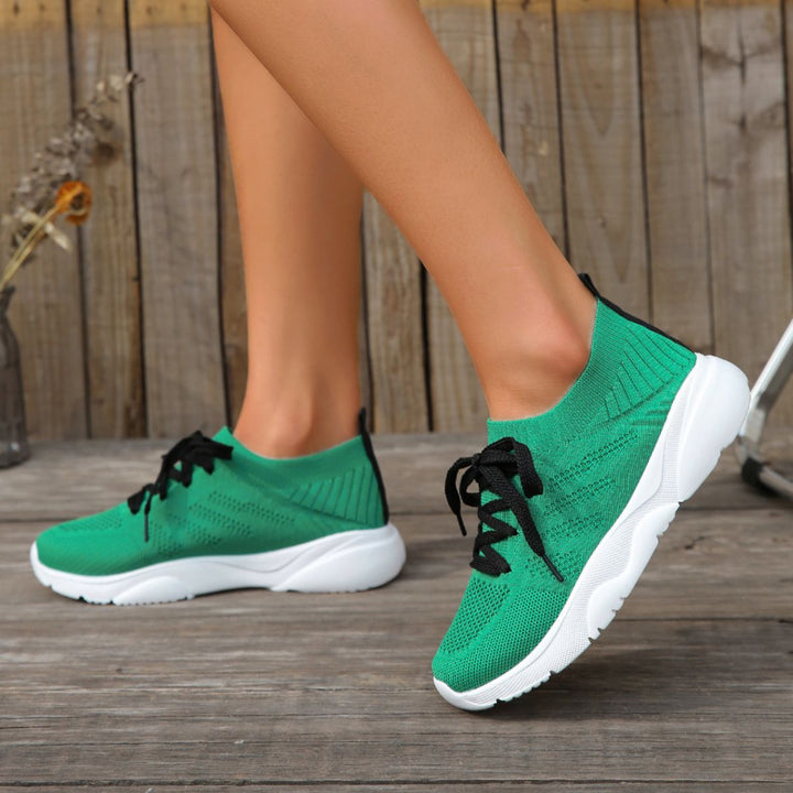 Dame Sporty Sneakers med åndbart mesh-overdel Stilla