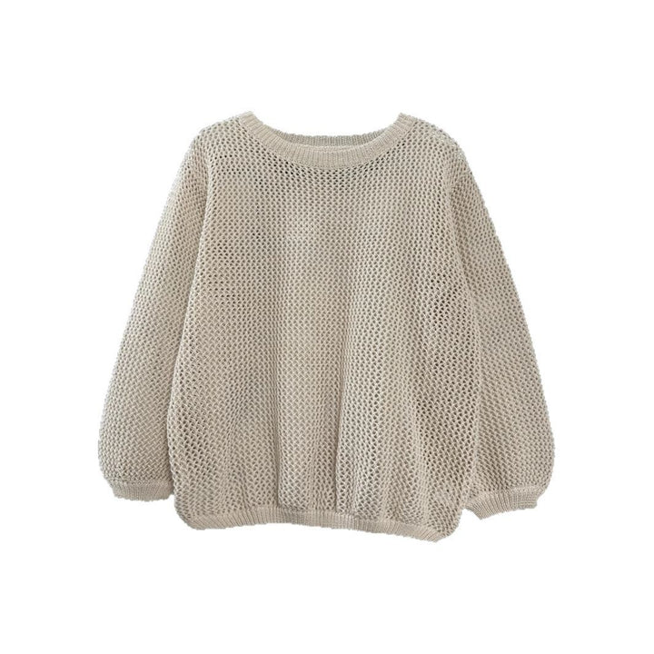 Femme Letvægt Åben Strikpullover Stilla