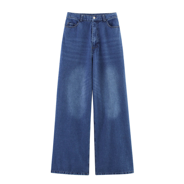 Femme Bred-Ben Afslappet Fit Denim-Bukser Stilla