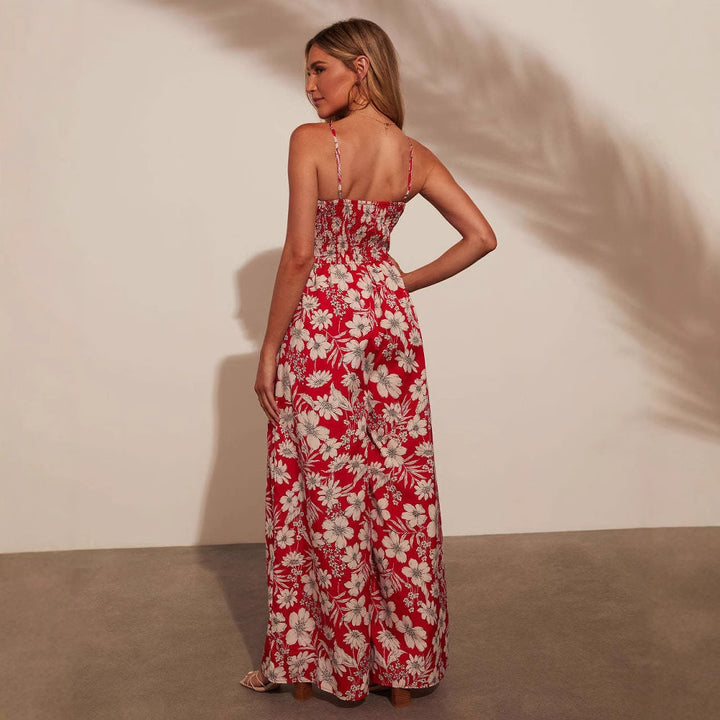 Kvinder Elegant Casual Maxi Kjole med Blomster Mønstre Stilla