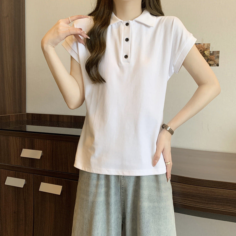 Femme Classic Polo-Shirt med elegant krave design Stilla
