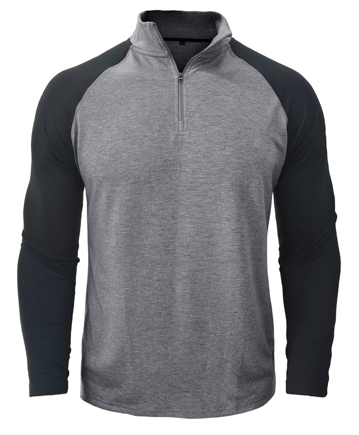 Herrer Sporty Pullover med Ståkrave og Lynlås Stilla