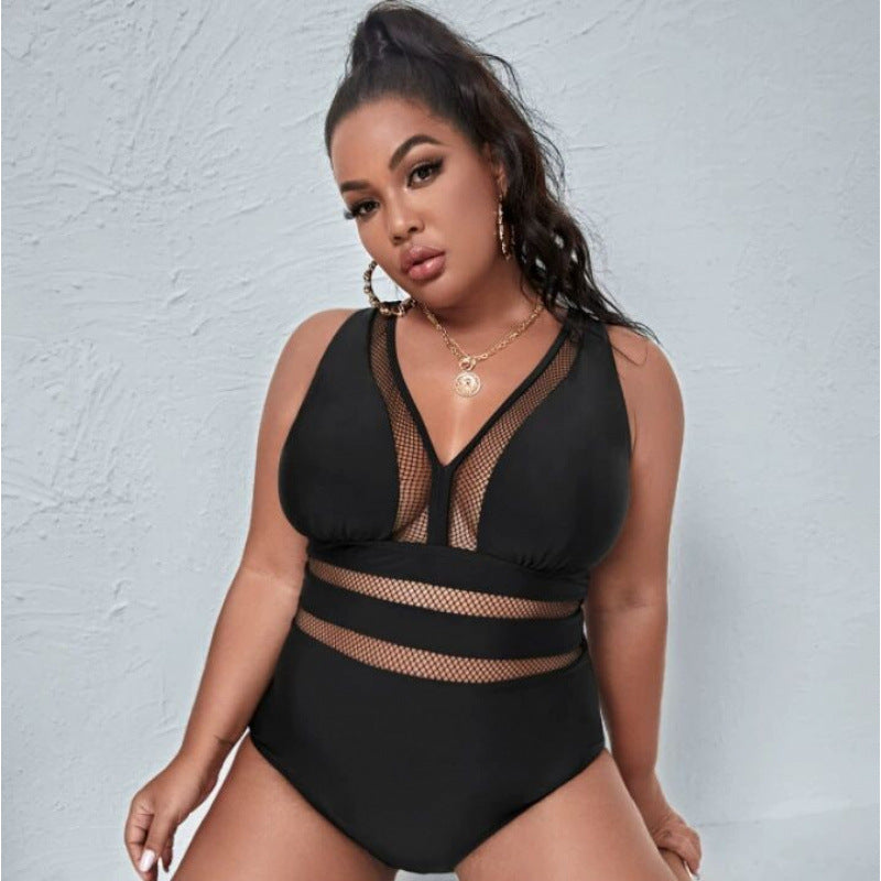 Dame badedragt med forførende netdesign Stilla