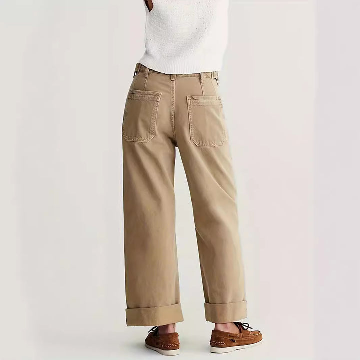 Dame Løst skårne jeans med høj talje og praktiske lommer Stilla