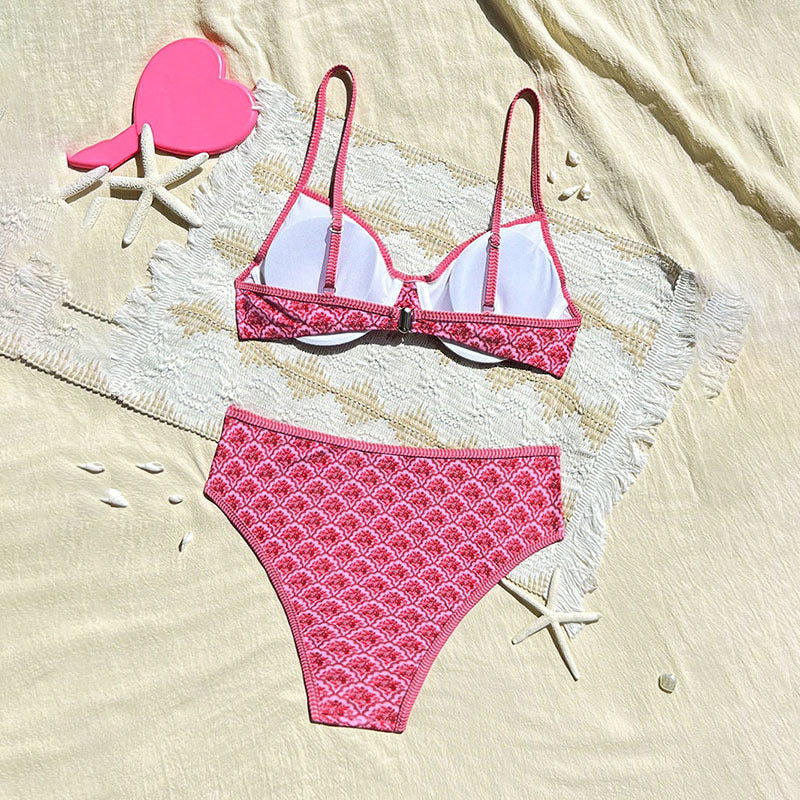 Damer Højskåret Bikini-Sæt Skovae