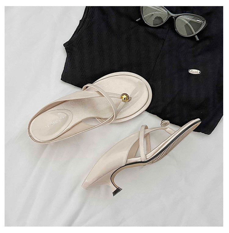 Dame Elegante Riemchen-Hæle Sandaler Stilla