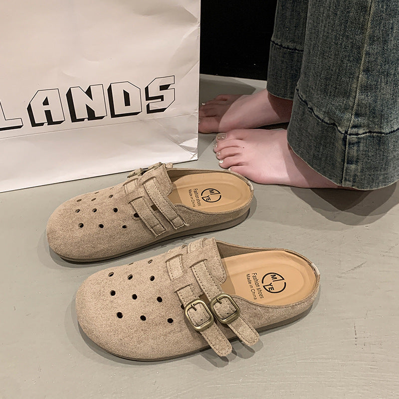 Dame Komfort-Sandaler med dobbelt justerbart remdesign og skridsikker sål Stilla