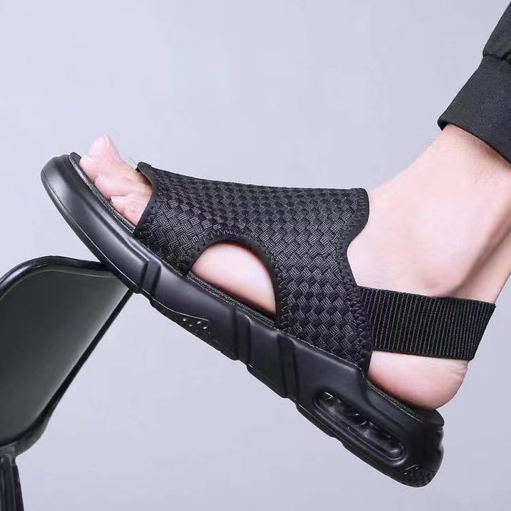 Dame Åndbare Fritidssandaler med elastisk Rem og Dæmpende Sål Stilla