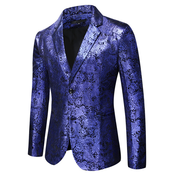 Stilfuld leopardprint-blazer til herrer Stilla