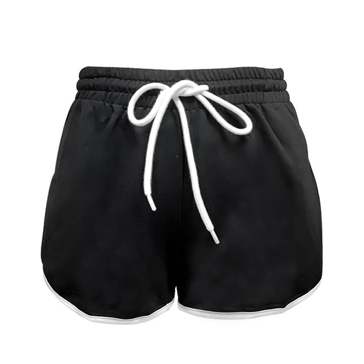Dame Sporty Shorts med elastisk talje og snor Stilla