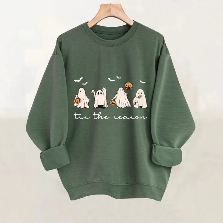 Kvinders sweatshirt med legende skræmmende design Skovae