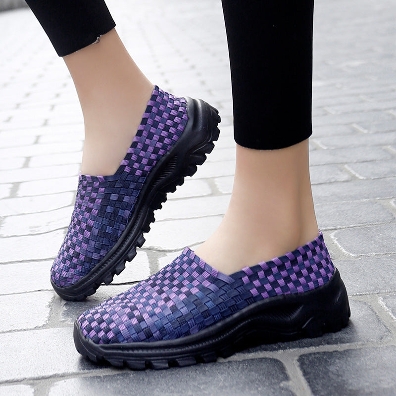 Dame Åndbare Slip-On Sko med Fleksibel Mesh-Overdel Stilla