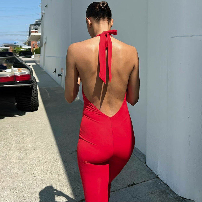 Dame Sporty Jumpsuit i højmoderne design med elastiske accenter Stilla