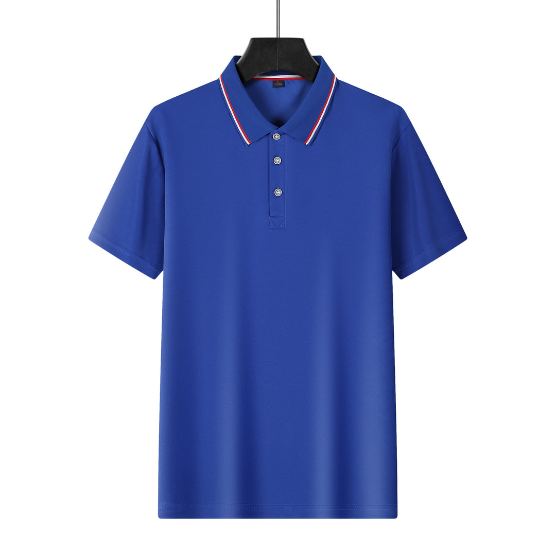 Herre poloshirt med åndbar struktur og stilfuldt farvedesign Stilla