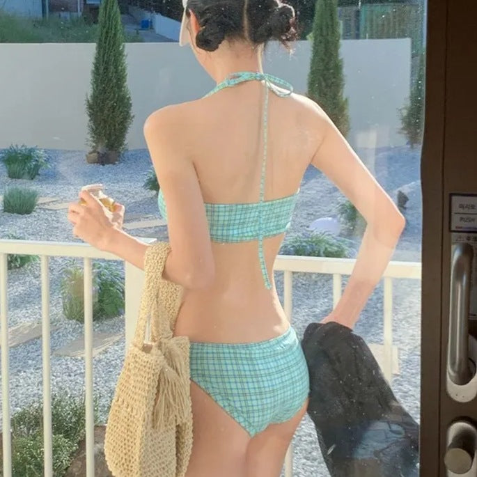 Femme Cut-Out Dyb-Bikini-Sæt Stilla