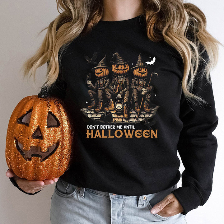Kvinders sweatshirt med sæsonbestemt Halloween-motiv og afslappet pasform Stilla