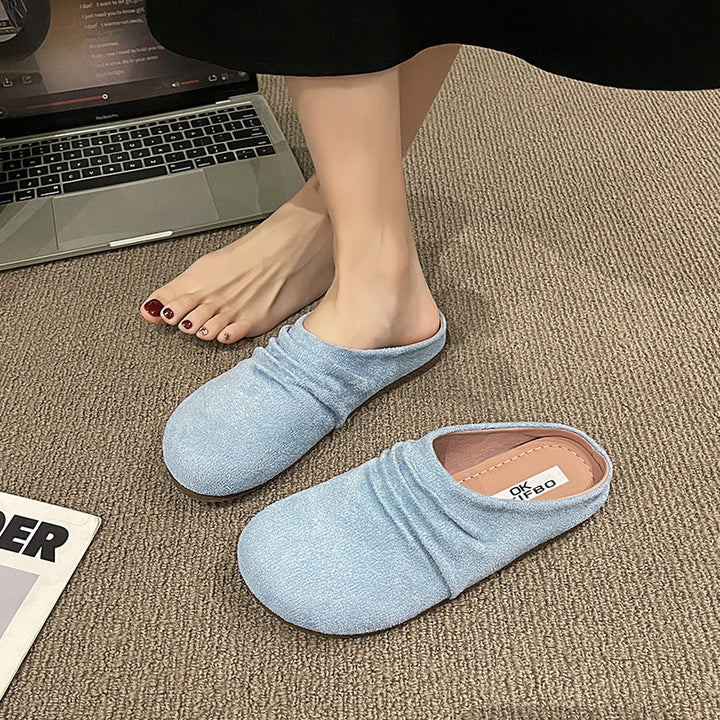 Femme Bequeme Wildleder Slipper Mules Stilla