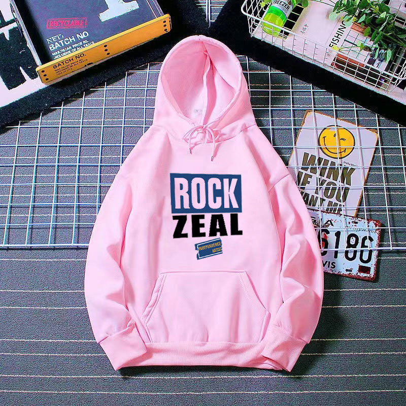 Dame hoodie med afslappet grafisk design Skovae