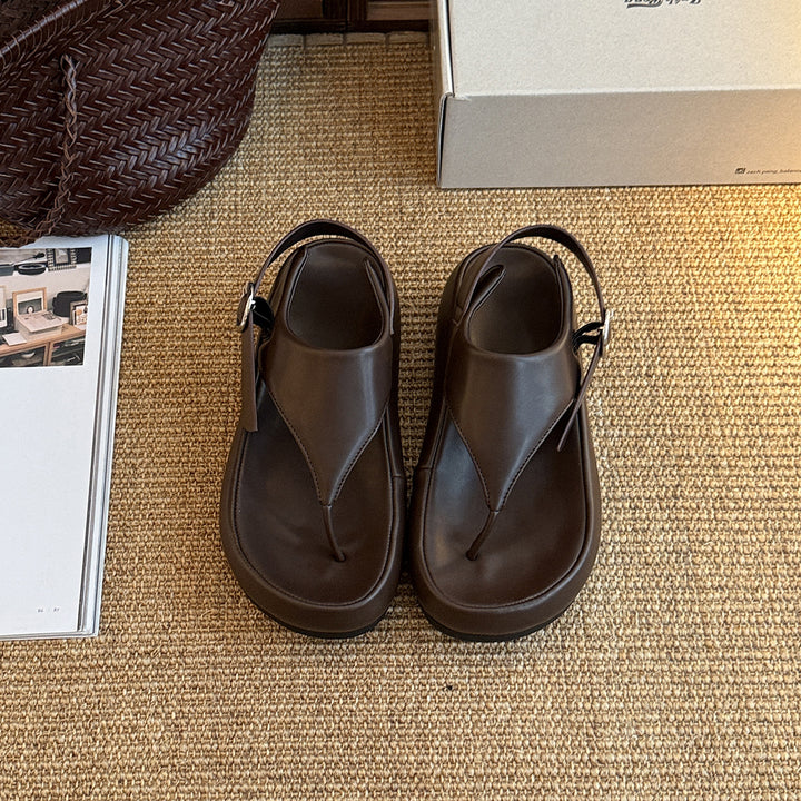 Dame Casual Tåsandal med justerbar rem Stilla
