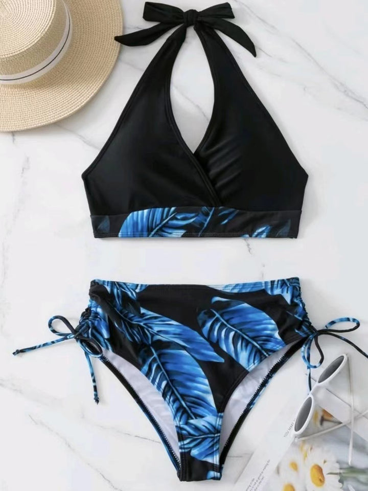 Dame bikini-sæt med stilfuldt neckholder-design og justerbare sider Stilla