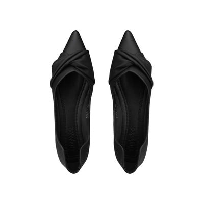 Dame elegante spidse pumps med raffineret knude-detalje Stilla