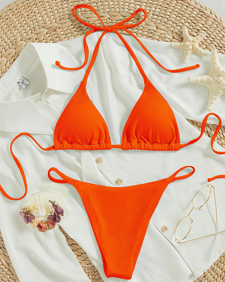 Dame triangulær bikini med smart bindesystem Skovae